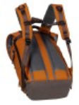 Obrázok z Bagmaster MESSENGER 20 A Študentský batoh Orange / Brown 17 L