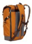 Obrázok z Bagmaster MESSENGER 20 A Študentský batoh Orange / Brown 17 L