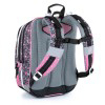 Obrázok z Bagmaster ALFA 21 A Veľký SET Školský batoh čierno / ružový 19 L