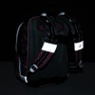 Obrázok z Bagmaster ALFA 21 A Veľký SET Školský batoh čierno / ružový 19 L