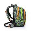 Obrázok z Bagmaster BETA 22 C Veľký SET Školský batoh zeleno / oranžový 23 L