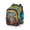 Obrázok z Bagmaster BETA 22 C Veľký SET Školský batoh zeleno / oranžový 23 L