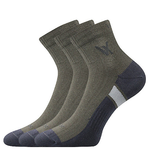 Obrázok z VOXX Neo ponožky tmavozelené 3 páry