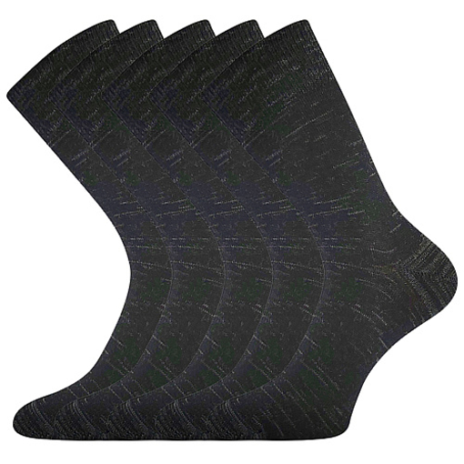 Obrázok z LONKA ponožky KlimaX černý melír 5 pár