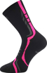 Obrázok z VOXX Thorx ponožky čierno-ružové 1 pár