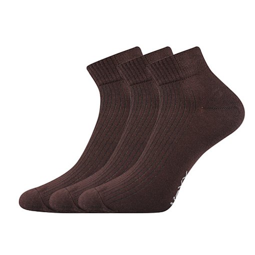 Obrázok z VOXX Ponožky Setra hnedé 3 páry
