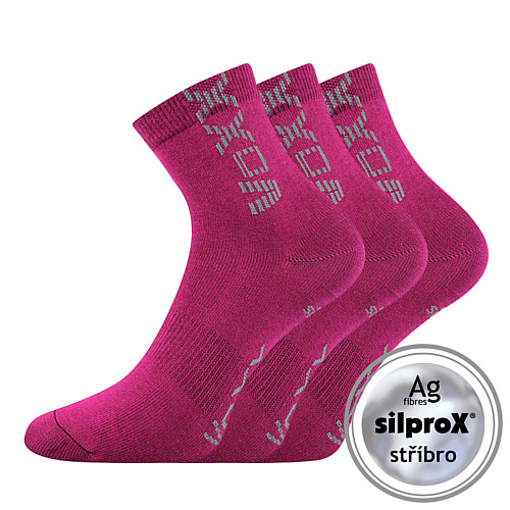 Obrázok z VOXX Adventurik fuxia ponožky 3 páry