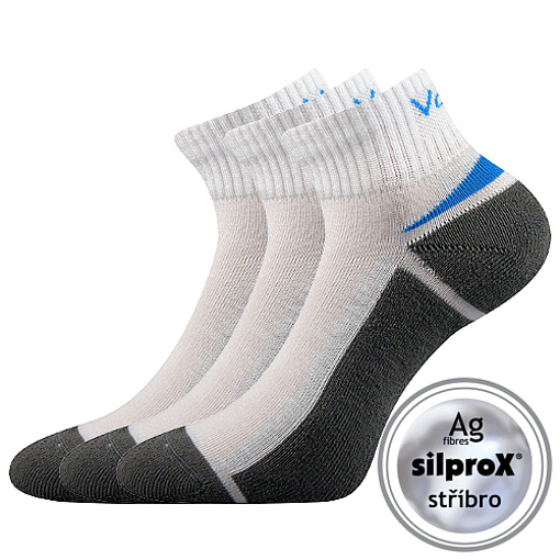 Obrázok z Ponožky VOXX Aston silproX biele 3 páry