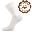 Obrázok z Ponožky LONKA Bioban BIO bavlna biele 3 páry