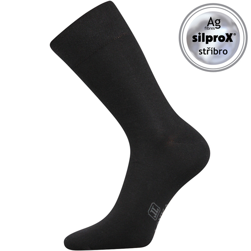 Obrázok z Ponožky LONKA Decolor black 1 pár