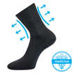 Obrázok z Ponožky BOMA Diarten tmavo šedé 3 páry