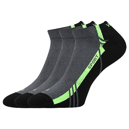 Obrázok z VOXX ponožky Pinas tmavo šedé 3 páry