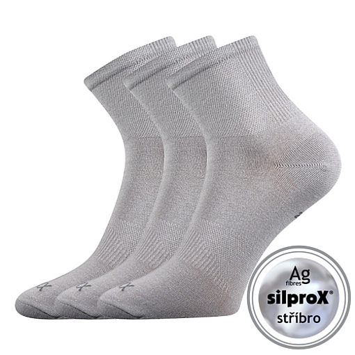 Obrázok z VOXX Ponožky Regular light grey 3 páry
