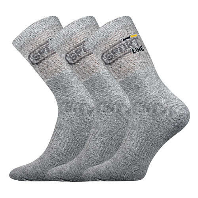 Obrázok z BOMA Ponožky Spot 3pack svetlo šedé 1 balenie