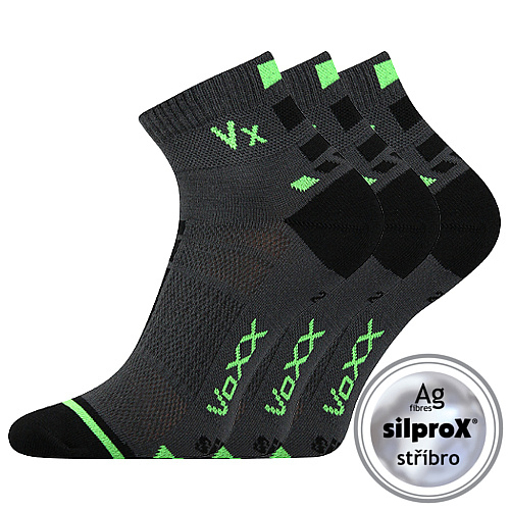 Obrázok z VOXX ponožky Mayor silproX tm.šedá 3 pár