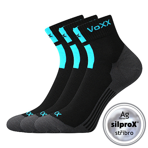Obrázok z VOXX ponožky Mostan silproX čierne 3 páry