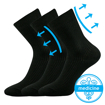 Obrázok z BOMA ponožky Viktorka čierne 3 páry