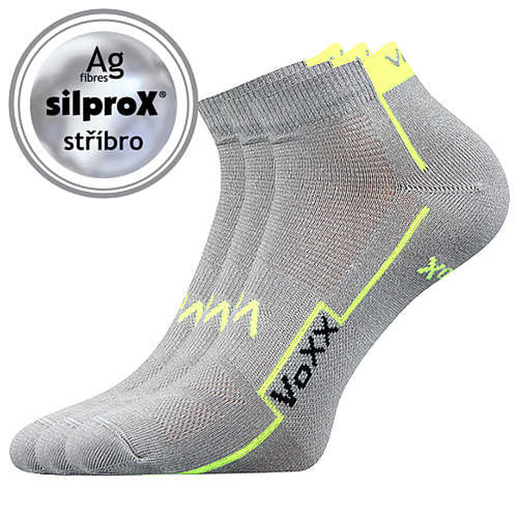 Obrázok z Ponožky VOXX Kato svetlo šedé 3 páry