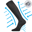 Obrázok z LONKA kompresné ponožky Kooperan čierne 1 pár
