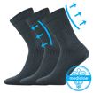Obrázok z Ponožky BOMA Healthy dark grey 3 páry