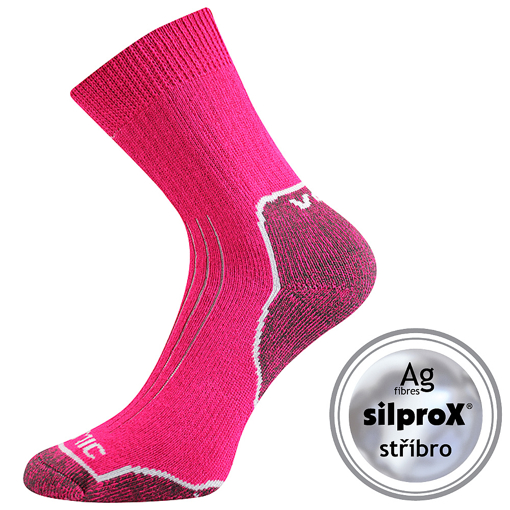 Obrázok z VOXX Zenith L+P magenta ponožky 1 pár