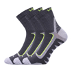 Obrázok z VOXX ponožky Kryptox tmavě šedá-žlutá 3 pár