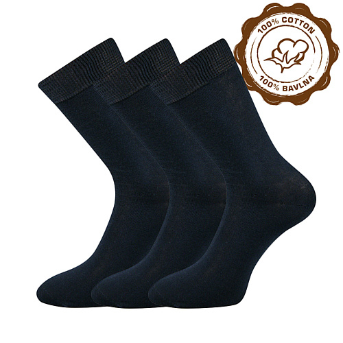 Ponožky LONKA Fany tmavomodré 3 páry 38-39 100916