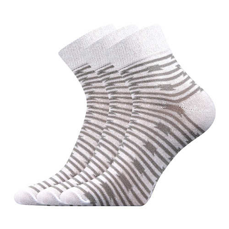 Obrázok z BOMA ponožky Ivana 39 mix white 3 páry