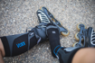 Obrázok z VOXX In-line ponožky čierne/modré 1 pár