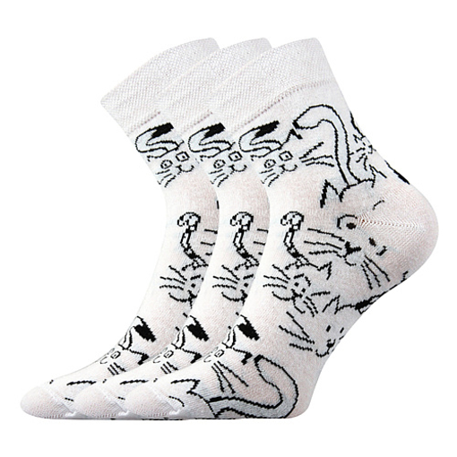 Obrázok z BOMA ponožky Xantipa 31 mix bílá 3 pár