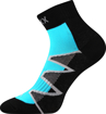 Obrázok z VOXX ponožky Monsa černá-tyrkys 3 pár