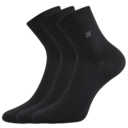 Obrázok z Ponožky LONKA Dion black 3 páry