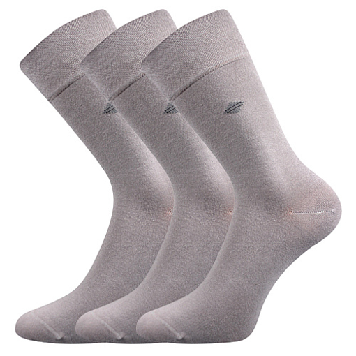 Obrázok z LONKA Diagon ponožky svetlo šedé 3 páry