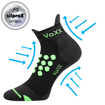 Obrázok z VOXX Sprinter kompresné ponožky čierne 1 pár