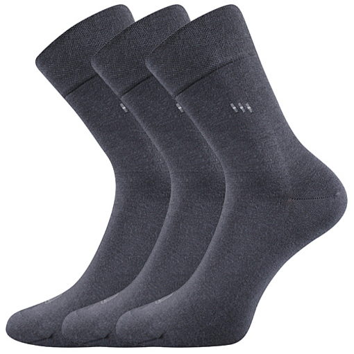 Obrázok z LONKA ponožky Dipool tmavo šedé 3 páry