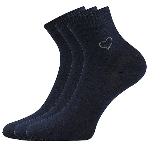 Obrázok z LONKA Filiona ponožky tmavomodré 3 páry