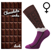 Obrázok z LONKA® Čokoládové tmavé ponožky 1 ks