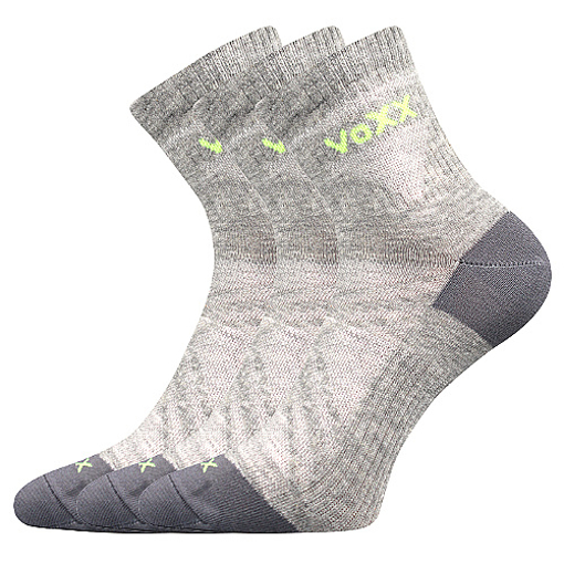 Obrázok z VOXX ponožky Rexon 01 light grey melé 3 páry