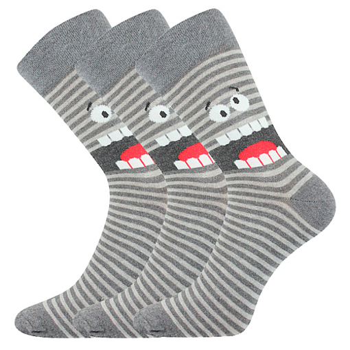 Obrázok z Ponožky LONKA Woodoo 04/tlama 3 páry