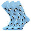 Obrázok z LONKA ponožky Woodoo Sólo 10/tučňáci 3 pár