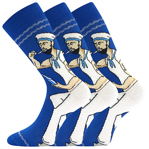 Obrázok z LONKA ponožky Woodoo Sólo 30/námořník 3 pár