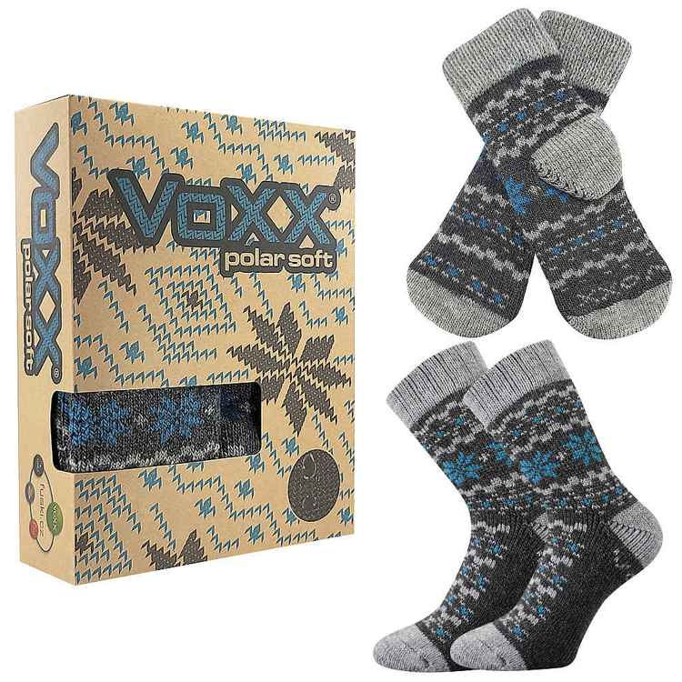 Obrázok z VOXX ponožky Trondelag set anthracite melé 1 ks