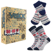 Obrázok z VOXX ponožky Trondelag set light grey melé 1 ks