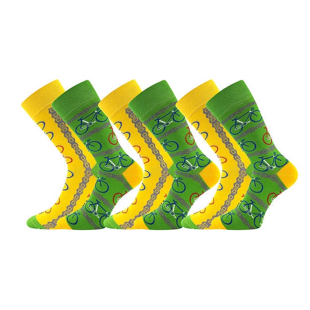 Obrázok z Ponožky LONKA Doble Solo 01/round 3 páry