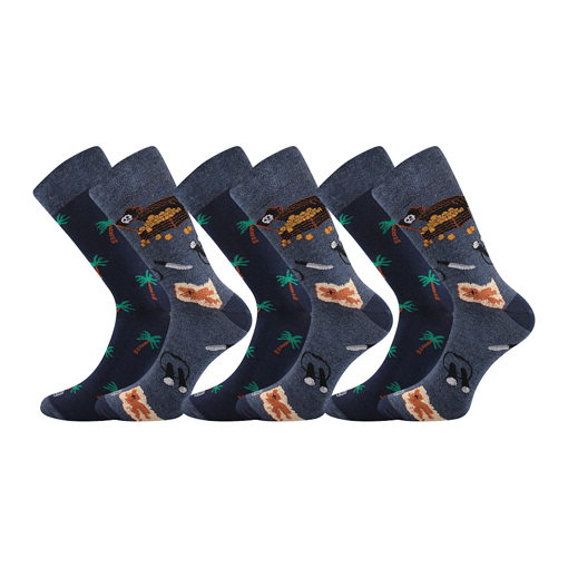 Obrázok z Ponožky LONKA Doble Solo 08/stock 3 páry