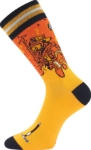 Obrázok z LONKA Ponožky trendy párované 1+1 DOBLE s obrázky HASIČI (3 páry)