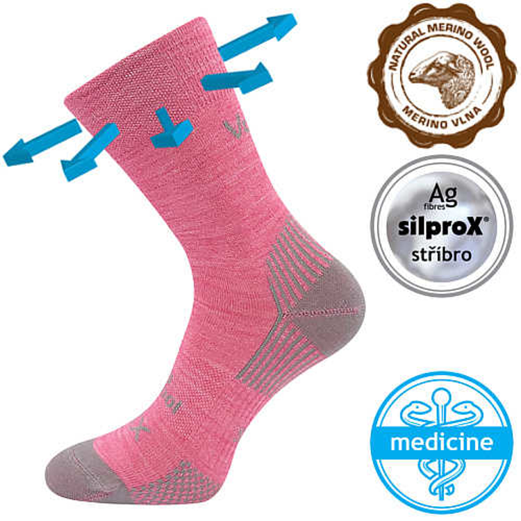 Obrázok z VOXX ponožky Optimus pink 1 pár