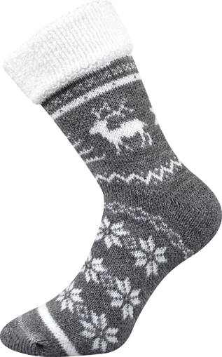 Obrázok z BOMA ponožky Norway šedá melé 1 pár