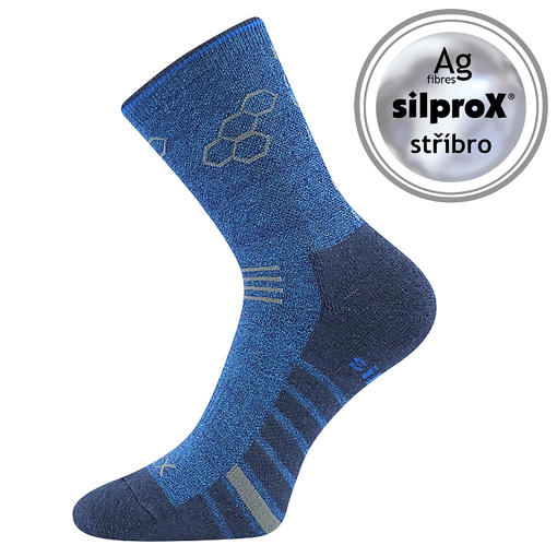 Obrázok z VOXX ponožky Virgo modrá melé 1 pár
