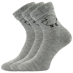 Obrázok z BOMA Ponožky z ovčej kože svetlo šedé melé 3 páry